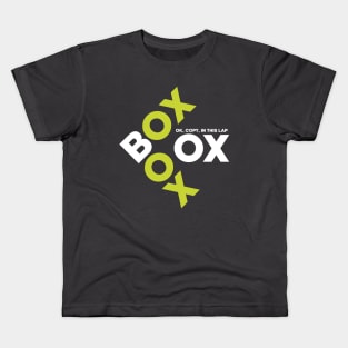 Box Box Box F1 Design Kids T-Shirt